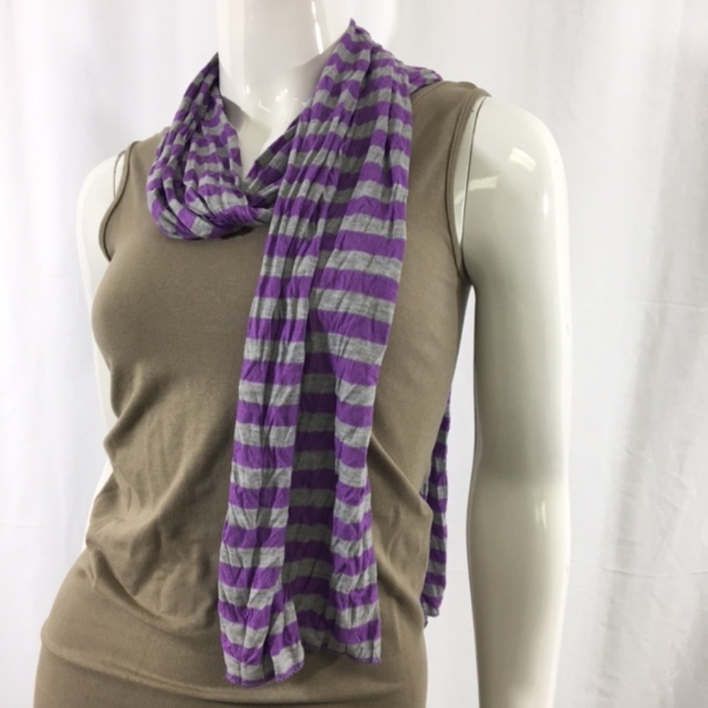 Tickled Pink Striped Scarf (1099)